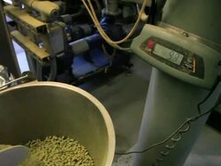 Peeking Inside A Craft Beer Brewery's Ingredients and Equipment Stock Footage