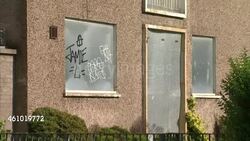 Glasgow run down house and teenagers News Clip
