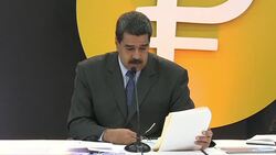 CLEAN : Maduro says the Petro will be the money of the people News Clip