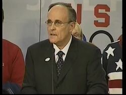 Former New York mayor attends Winter Olympics News Clip