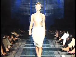 FRANCE: PARIS: DONATELLA VERSACE WINTER FASHION COLLECTION News Clip