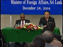 Sri Lankan FM comments on relief efforts during Beijing visit News Clip