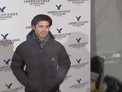 2007 Sundance Film Festival American Eagle White Out Party Stock Footage