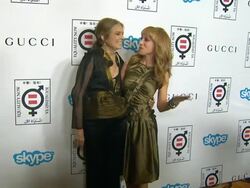 Gloria Steinem, Kathy Griffin at Equality Now's "Make Equality Reality" Event Stock Footage