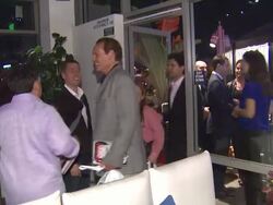 Atmosphere at Arnold Schwarzenegger celebrates the launch of his autobiography, TOTAL RECALL with a party at LA's Mixology101 on 10/5/12 in Los Angeles, CA. Stock Footage