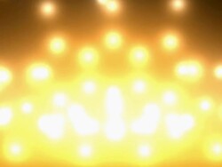 Yellow Shining Lights (loopable) Stock Footage
