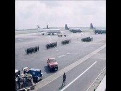 SYND 19 5 78 FIRST CONTINGENT OF FRENCH FOREIGN LEGION PARATROOPERS ARRIVE AT KINSHASA News Clip
