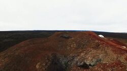 AERIAL: HI-SEAS Mission 3 - Simulating Long Duration Mars Missions Here On Earth Stock Footage
