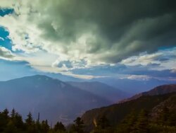 Meili snow mountain in YUnnan,China Stock Footage