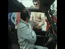 SYND 24-4-72 FRENCH STUNT DRIVER SETS 96 HOUR, NON STOP CAR DRIVING RECORD Instructional Video