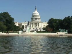 Capitol in Washinton DC, USA Stock Footage