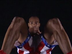 CU ZO MS Boxer doing sit-ups / Jacksonville, Florida, USA Stock Footage