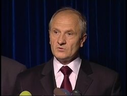 WRAP Kosovo Serbs and Albanians react to proposed delay for UN plan News Clip