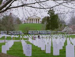 Alington National Cemetery Stock Footage