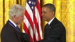 United States President Barack Obama is bestowing the Presidential Medal of Freedom on more than a dozen prominent Americans 50 years after the death of the award's founder, President John F. Kennedy. (Nov. 20) Instructional Video