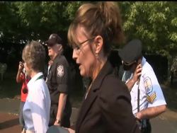 Sarah Palin has visited the Statue of Liberty and Ellis Island as part of her tour of East Coast historic sites.  The former Alaska governor and 2008 Republican vice presidential nominee had announced Wednesday's visits on Twitter. News Clip