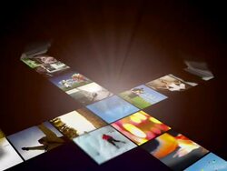 Media Cube with Sound Stock Footage