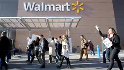 CLEAN : Low wage protests target Walmart News Clip