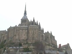 Mont-Saint-Michel (France) Stock Footage