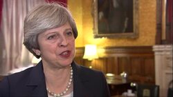 Interview with Theresa May following cross-party meeting on tackling sexual harassment at Westminster News Clip