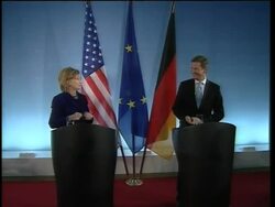 UPDATE German FM with US secretary of state, presser, comment on Iran News Clip