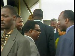 CONGO: ZAIRIAN PRESIDENT MOBUTU SESE SEKO VISIT ENDS News Clip