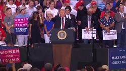 Trump on Confederate statues, challenges protester News Clip