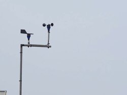 wind barometer in rain seasons Stock Footage