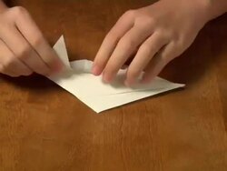 Origami Hummingbird Time Lapse Stock Footage