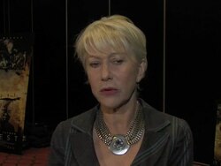INTERVIEW: Helen Mirren on difference between film and theatre, on visual effects, on Shakespeare and on playing the tempest on stage at the The Tempest Special Screening at London England. (Footage by WireImage Video/GettyImages) Stock Footage