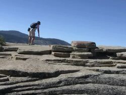 Taft Point Overlook Stock Footage