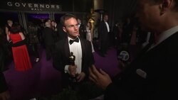 Oscar winners George Clooney, Adele, Christoph Waltz, Ang Lee; Oscar producers discuss Jennifer Lawrence News Clip