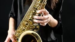 Saxophone Player Stock Footage