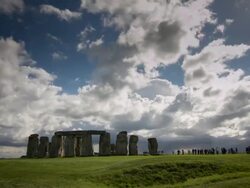 Stonehenge timelapse day Stock Footage