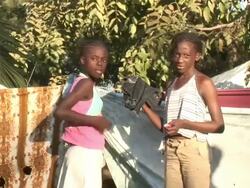 Haiti streets after earthquake Stock Footage