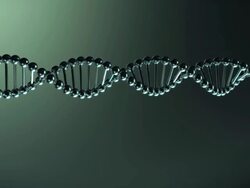 metallic dna string Stock Footage