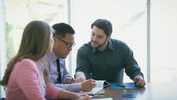 Business Brainstorming Meeting Stock Footage