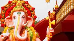 Dolly camera: Ganesh Stock Footage