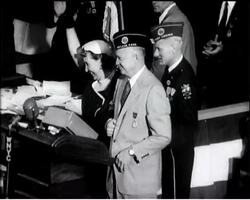 EISENHOWER AND THE LEGION - News Clip