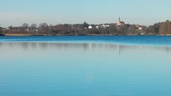 Lake Abtsee, Winter Stock Footage