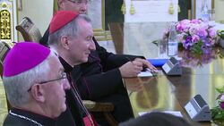 CLEAN : Russian Orthodox Patriarch receives Vatican Secretary of State News Clip