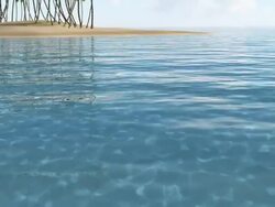 Island and ocean Stock Footage