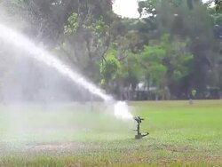 HD:Sprinkler in the park. Stock Footage
