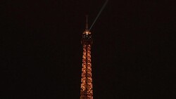CLEAN : Eiffel Tower dims its lights after France attack News Clip
