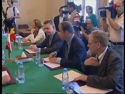 Belgian FM comments on UN force; Cypriot FM offers logistics help News Clip