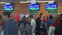 Russian Olympic team leave Moscow for Rio Instructional Video