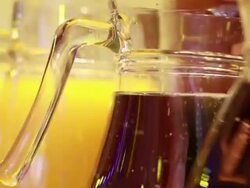 bottle of drink at nightclub Stock Footage