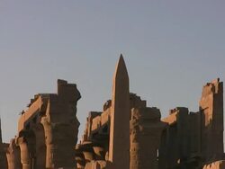 Karnak tempel Stock Footage