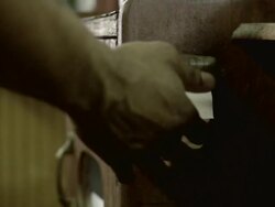 CU SELECTIVE FOCUS Person taking tissues from tissue dispenser on side of cabinet at barbershop, Brooklyn, New York City, New York State, USA Stock Footage