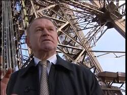 Inside the Eiffel Tower - an iconic part of the Paris landscape News Clip